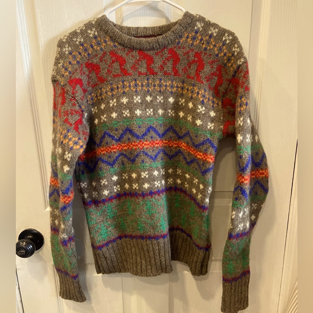 Vintage Chaps Ralph Lauren thick wool sweater large